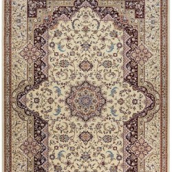 Високощільний килим Royal Esfahan-1.5 1974A Cream-Red  - Висока якість за найкращою ціною в Україні